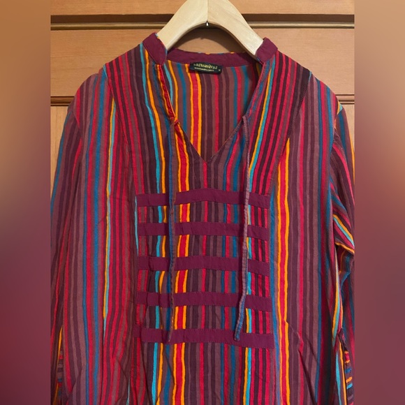 Los Banditos- Red Stripe Tie-Accent Chati
Tunic - Picture 3 of 11